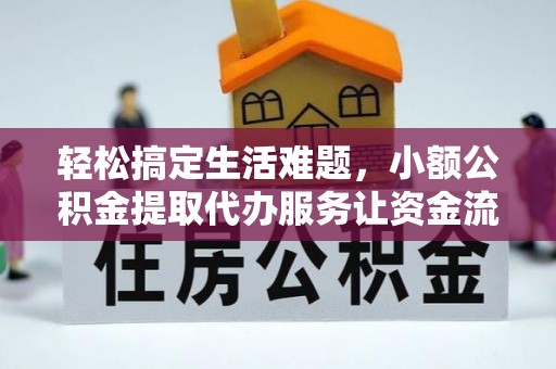 庐阳轻松搞定生活难题，小额公积金提取代办服务让资金流转更便捷