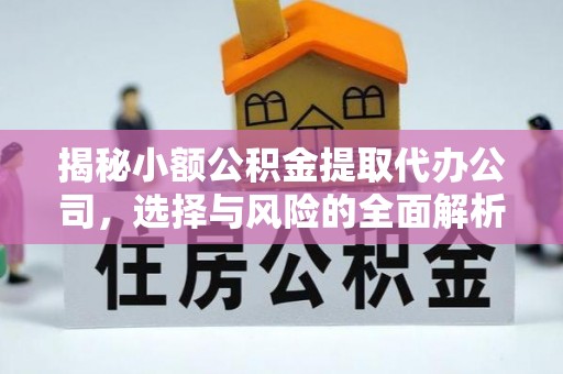 庐阳揭秘小额公积金提取代办公司，选择与风险的全面解析